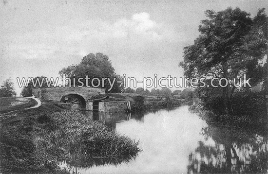 Bridge and Lock, Maldon, Essex. c.1905